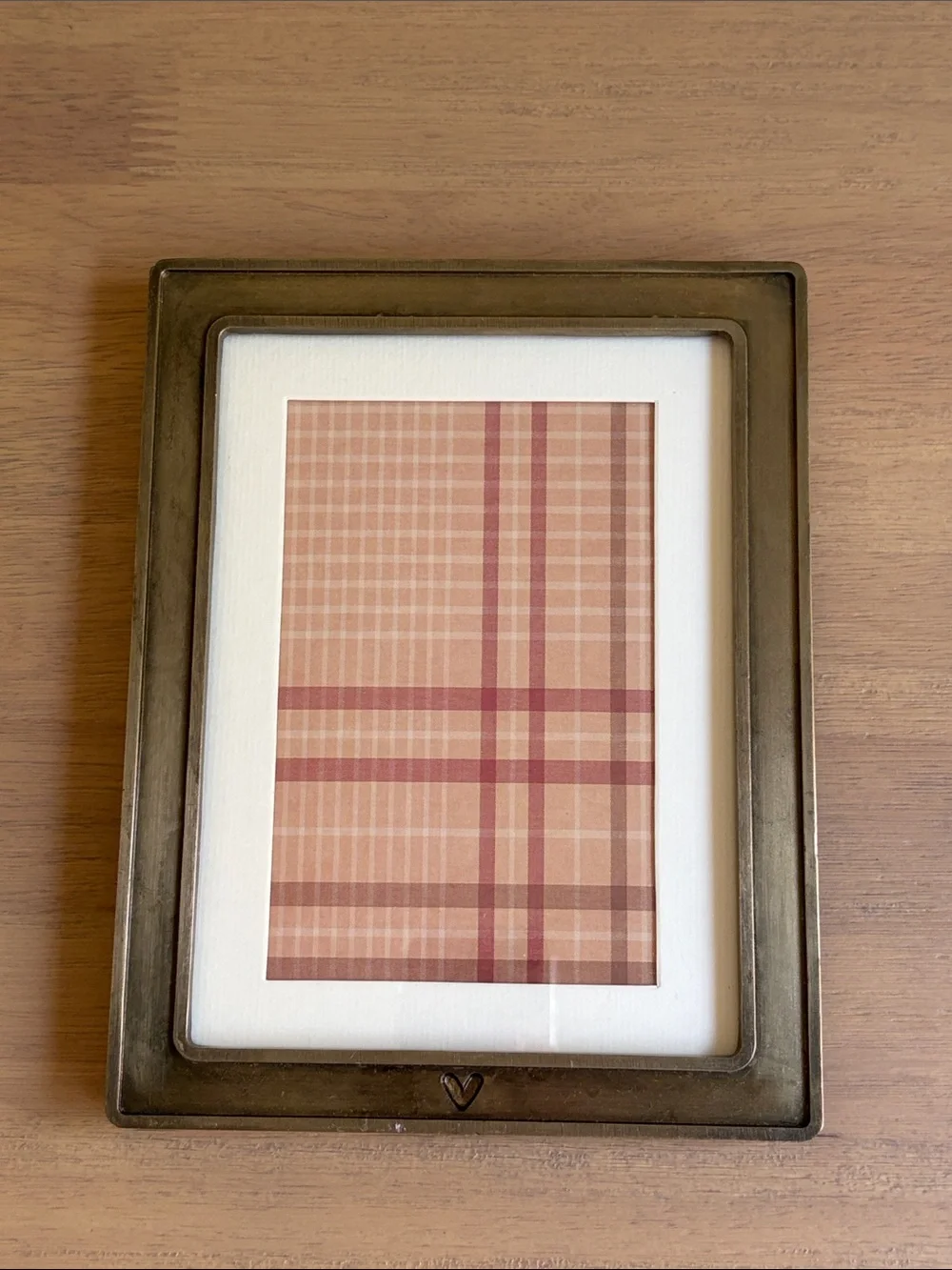 Hearth & Hand With Magnolia Brass Heart Picture Frame & Heart Trinket Tray
